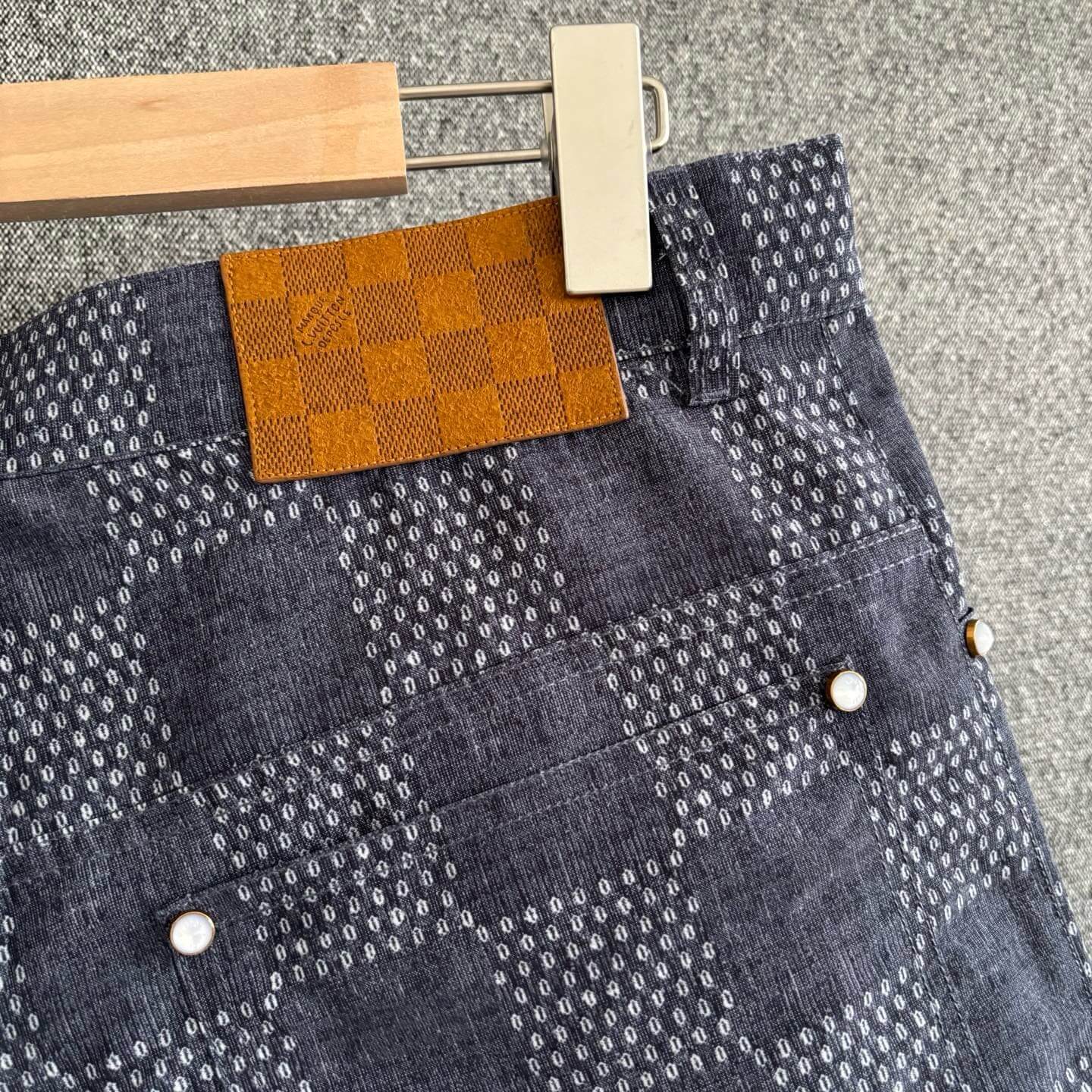 Short à carreaux