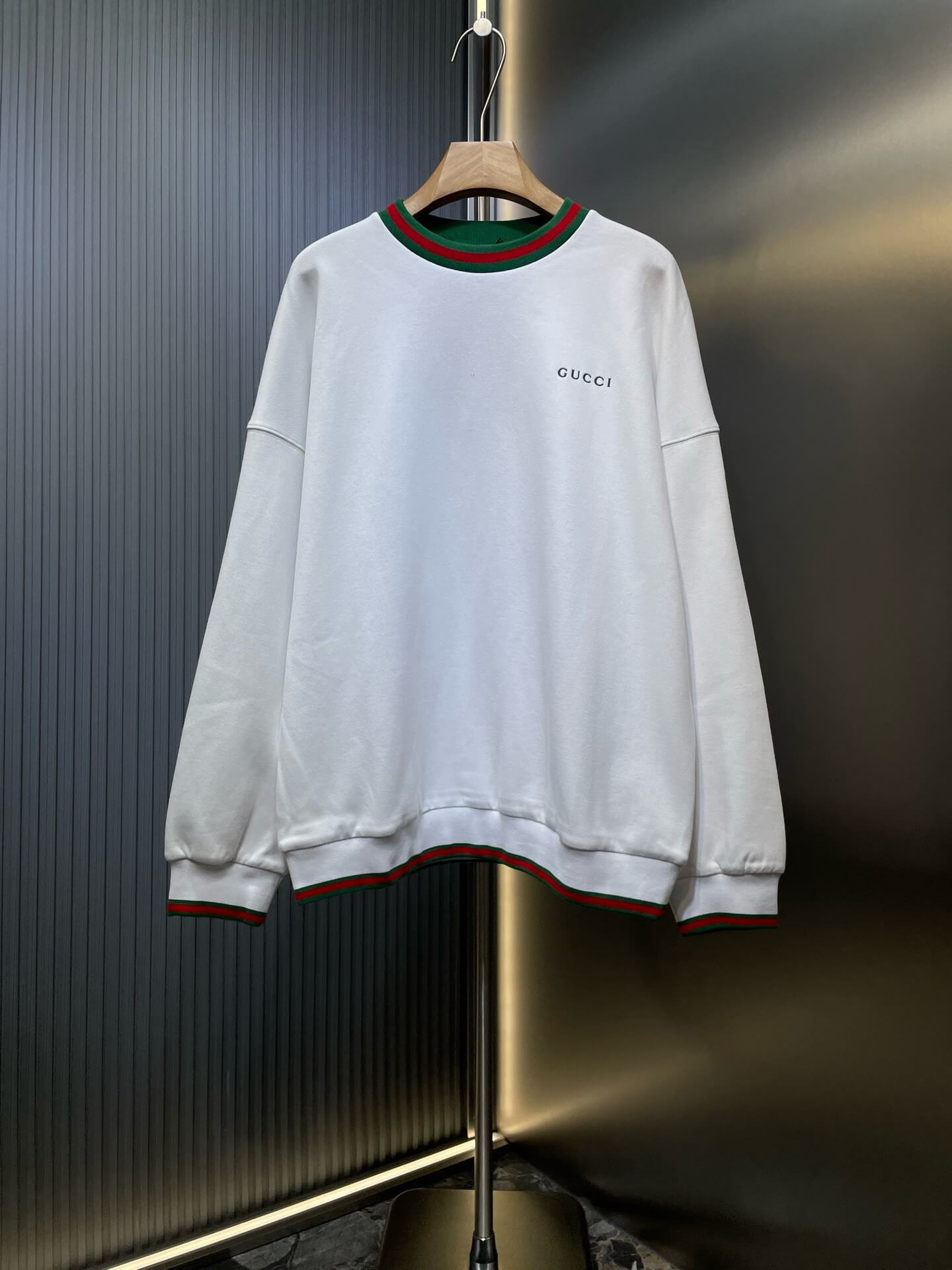 Embroidered Tape Sweatshirt