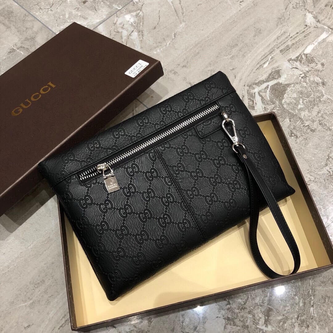 Black Monogram Pouch Bag