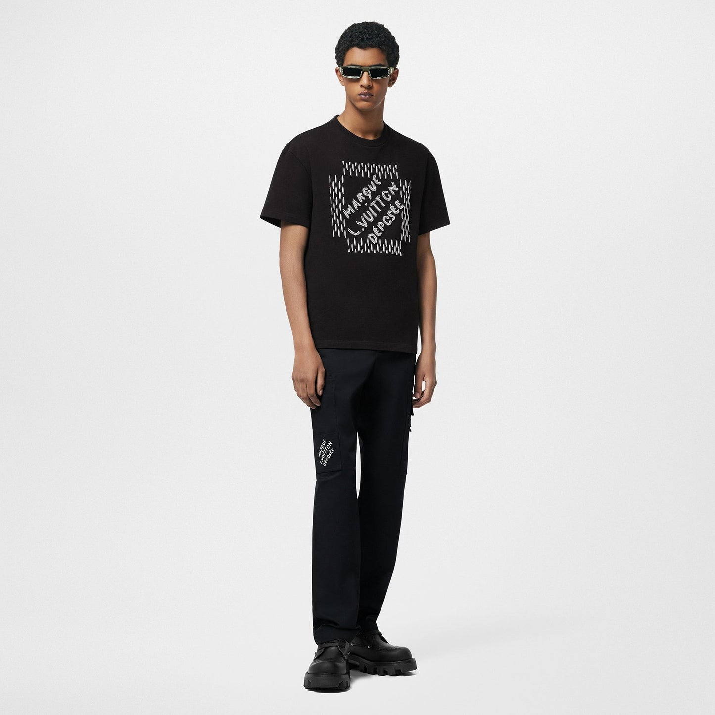 Camiseta con estampado de letras