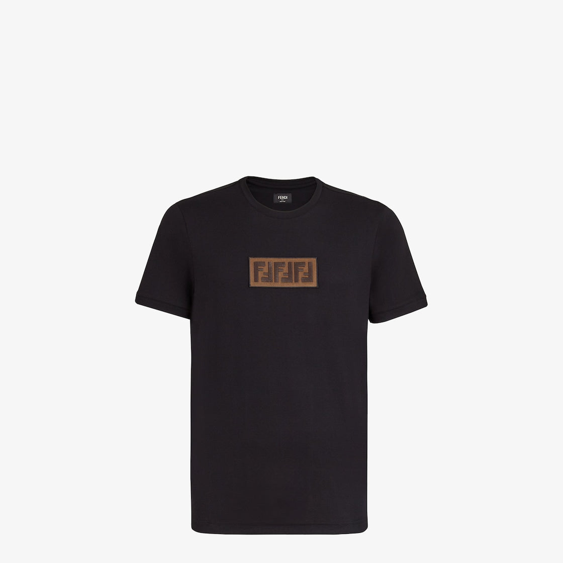 Camiseta con estampado marrón