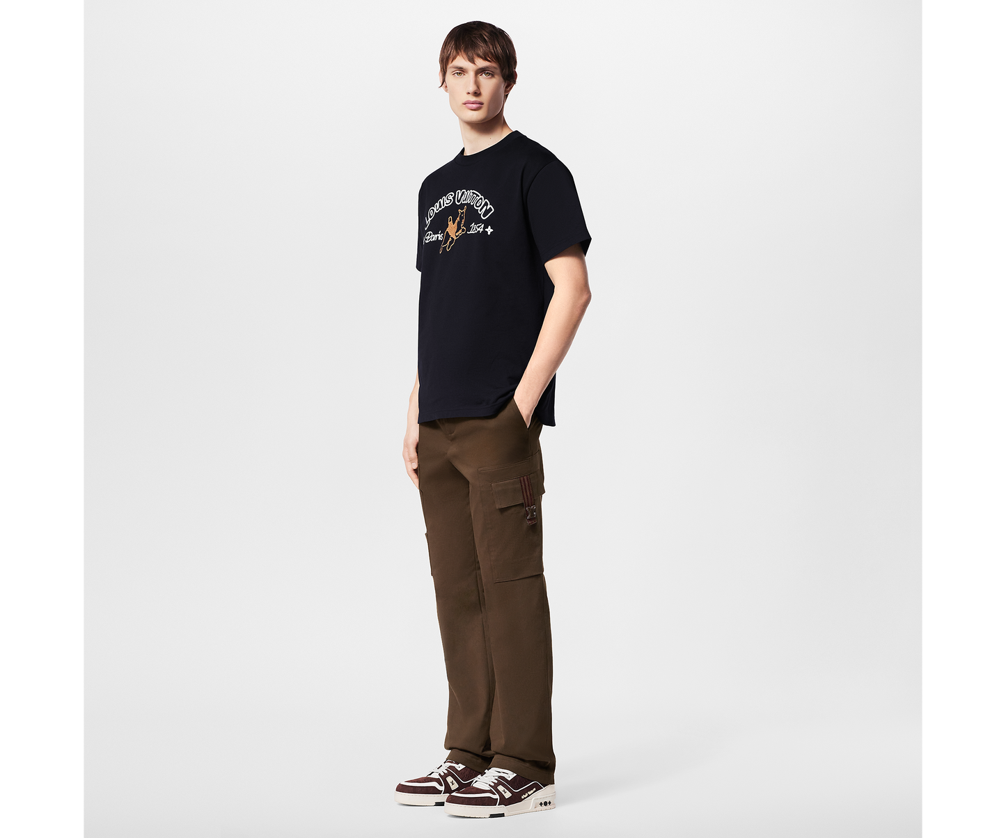 Camiseta con estampado de ganado