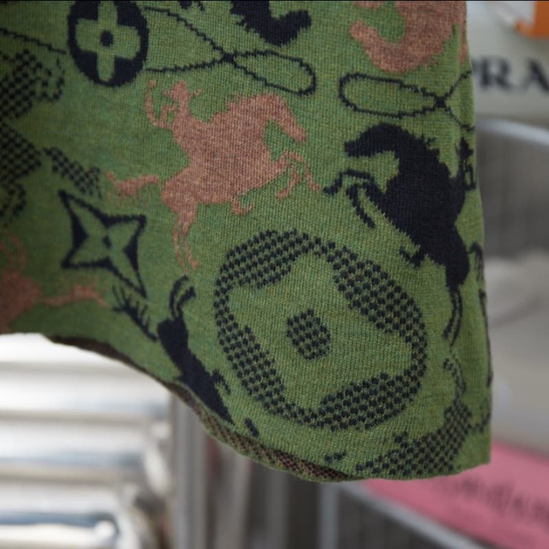 Camiseta de punto de camuflaje