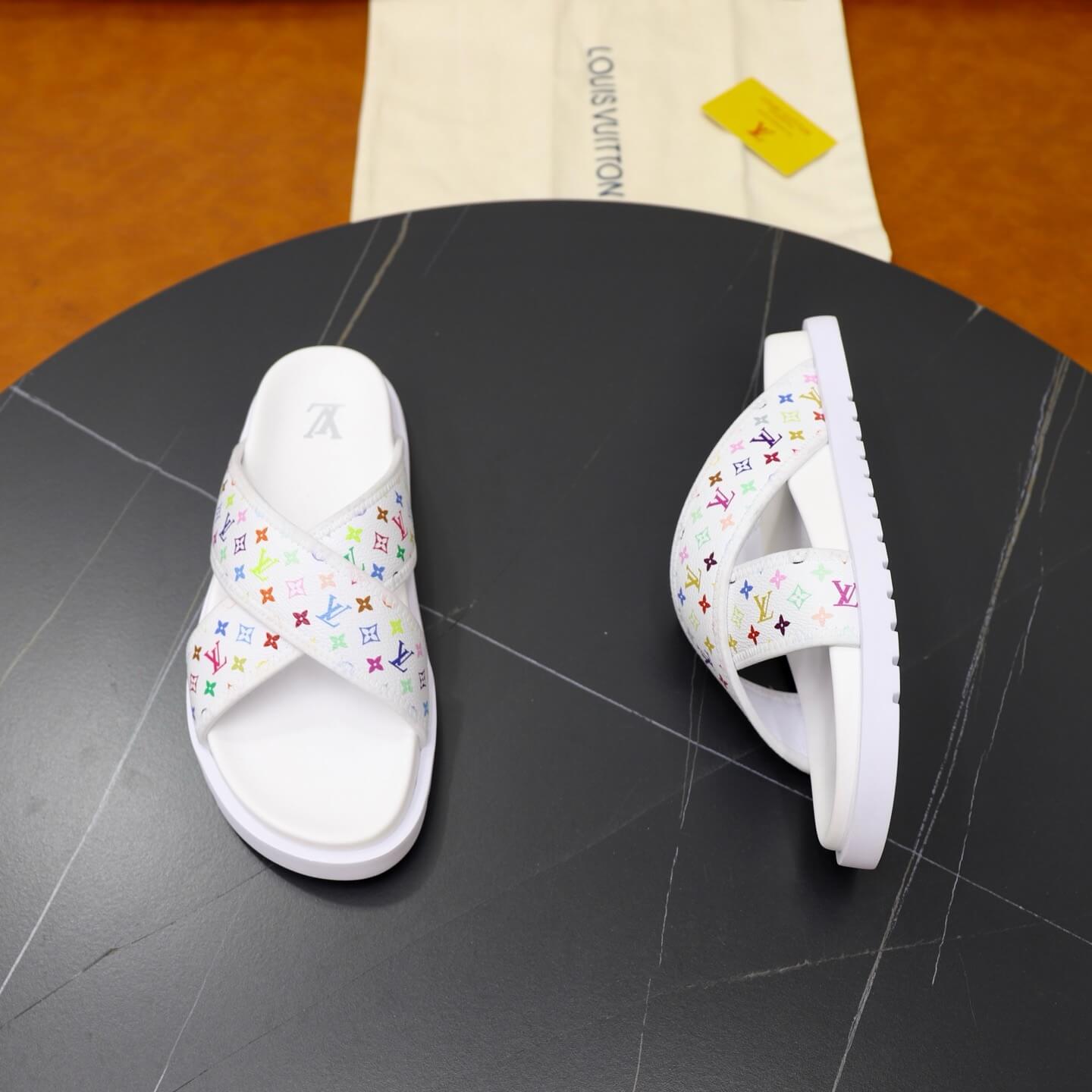 Pantuflas de jacquard de colores