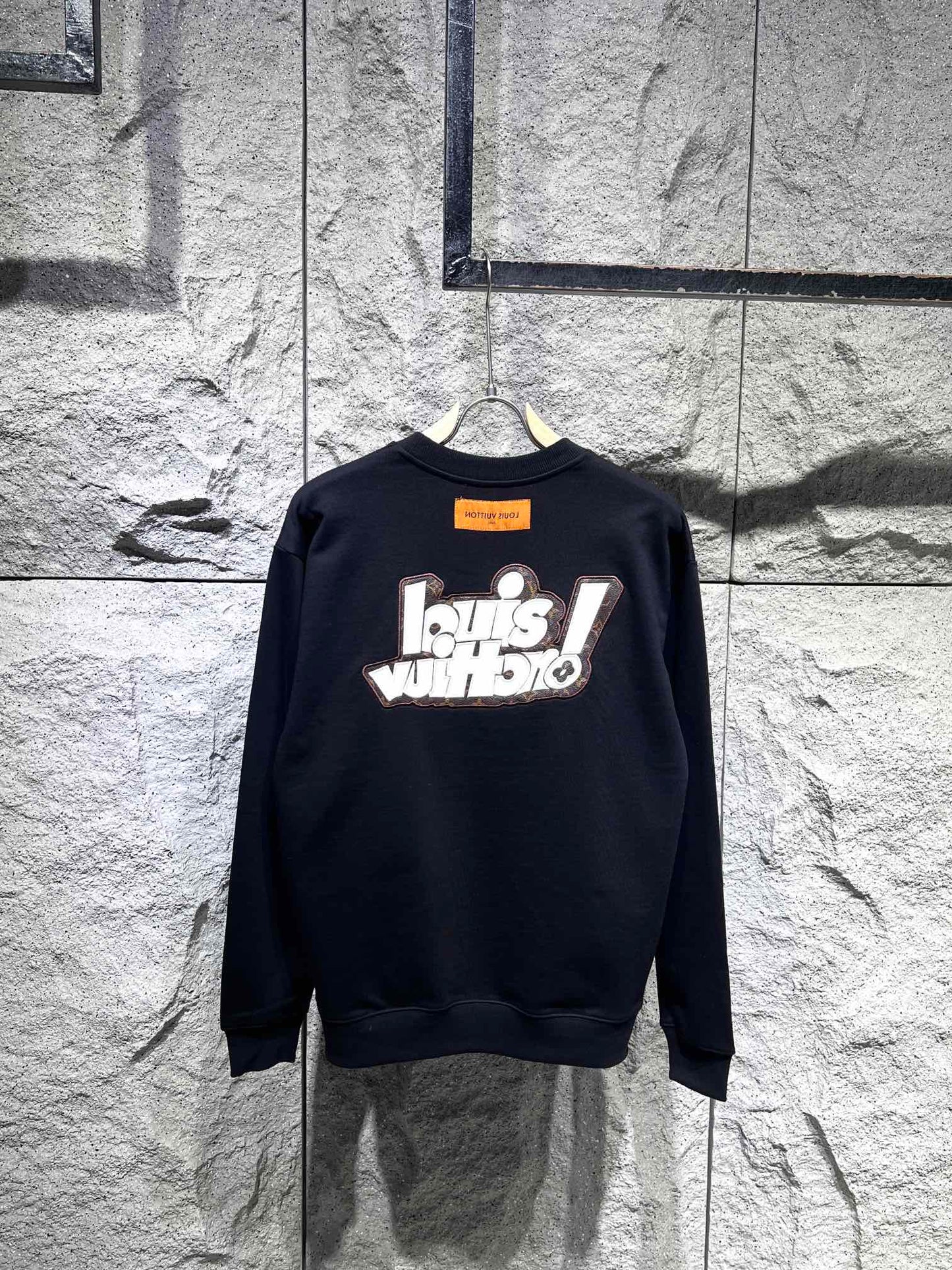 Sweat-shirt imprimé tendance devant et derrière