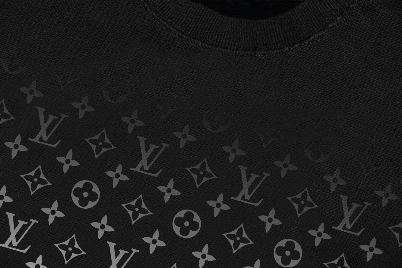 sudadera con estampado degradado