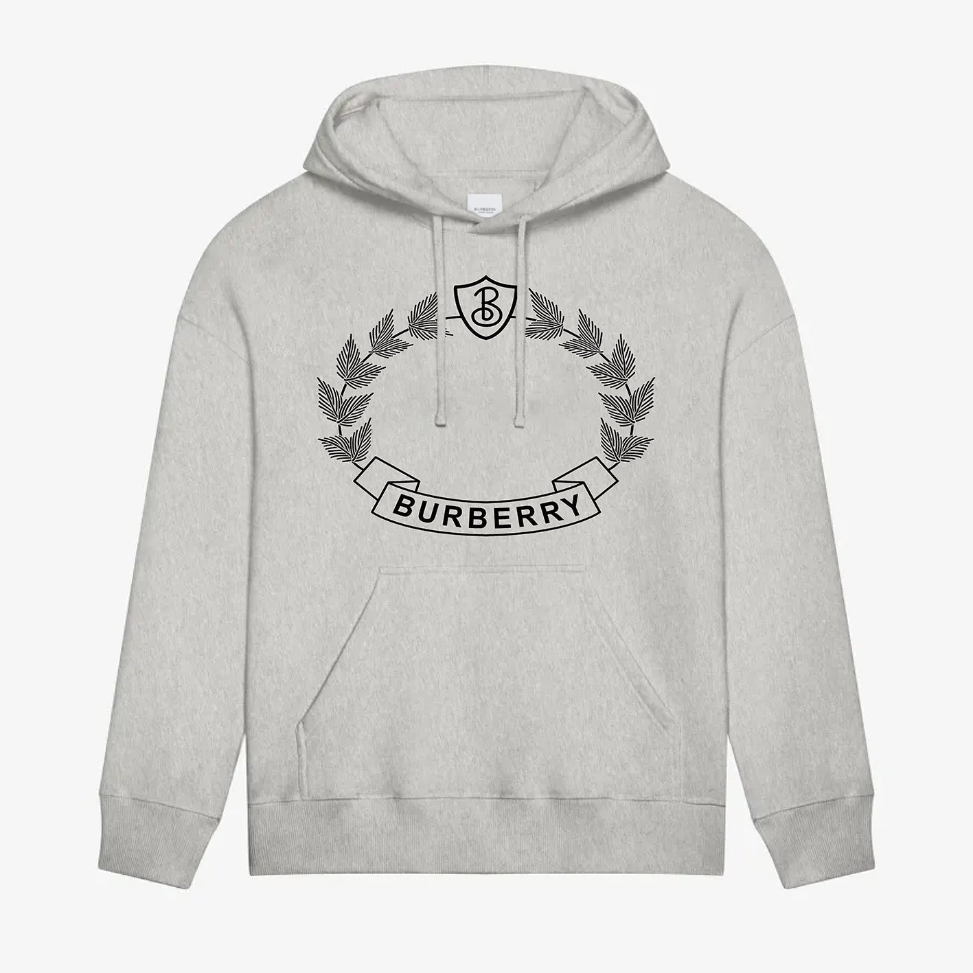 Sudadera con capucha con estampado de hoja de roble