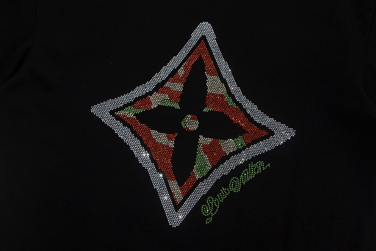Colored Diamond Design T-Shirt