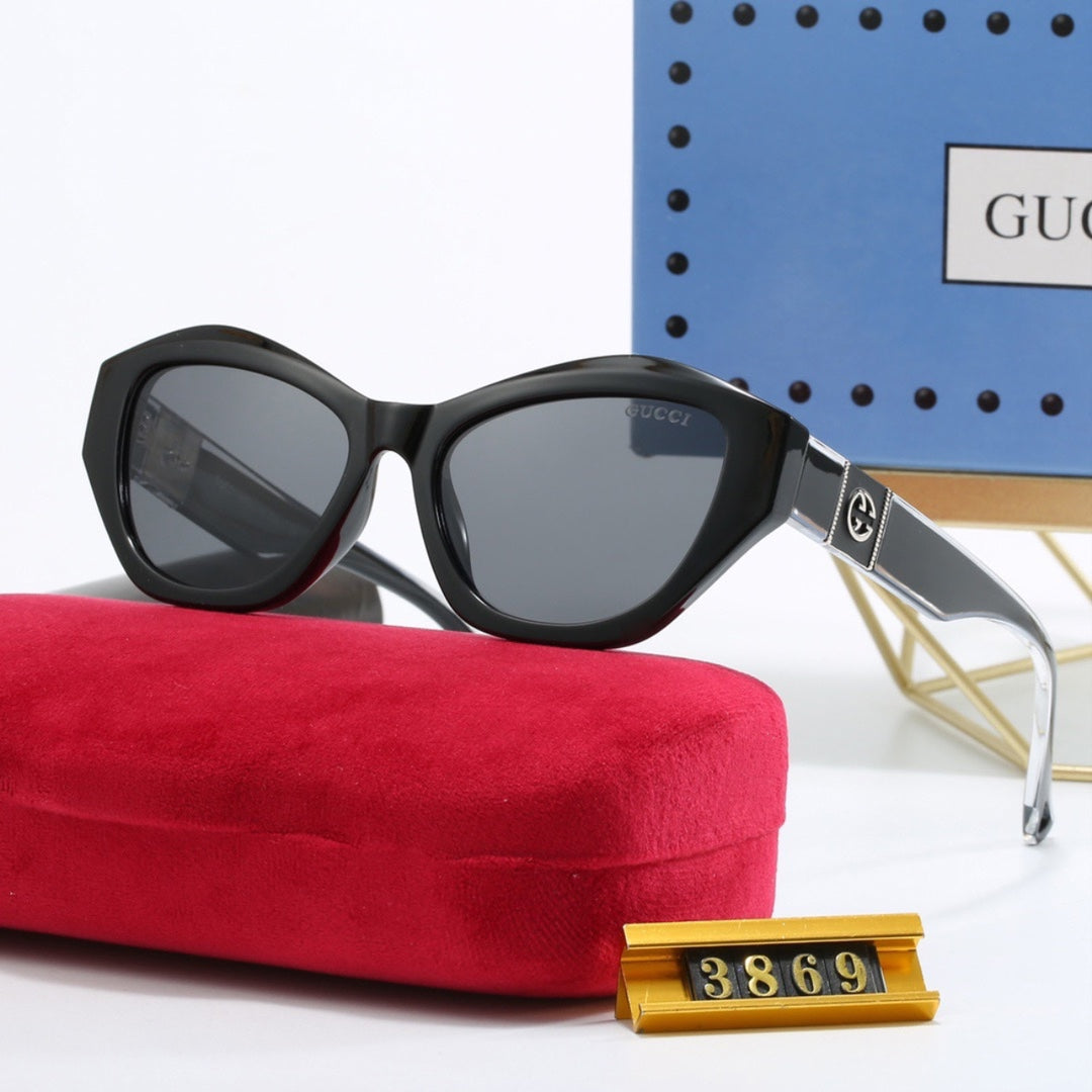 Gafas de sol poligonales modernas y de moda