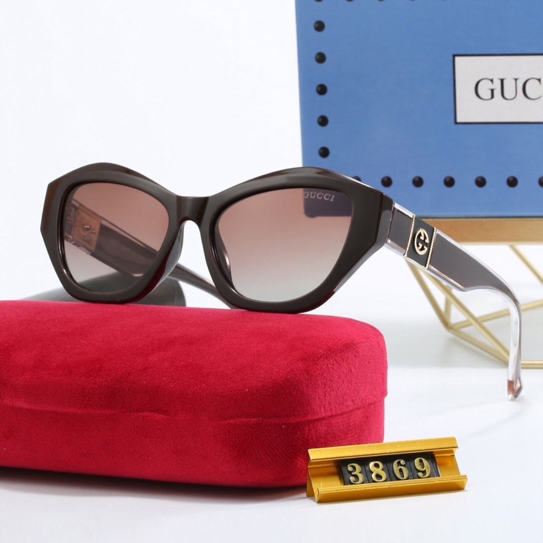 Gafas de sol poligonales modernas y de moda