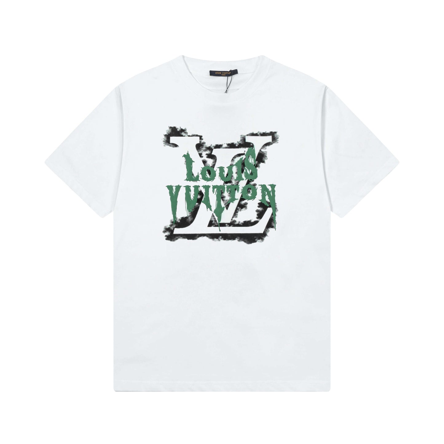 Camiseta con estampado de letras coloridas