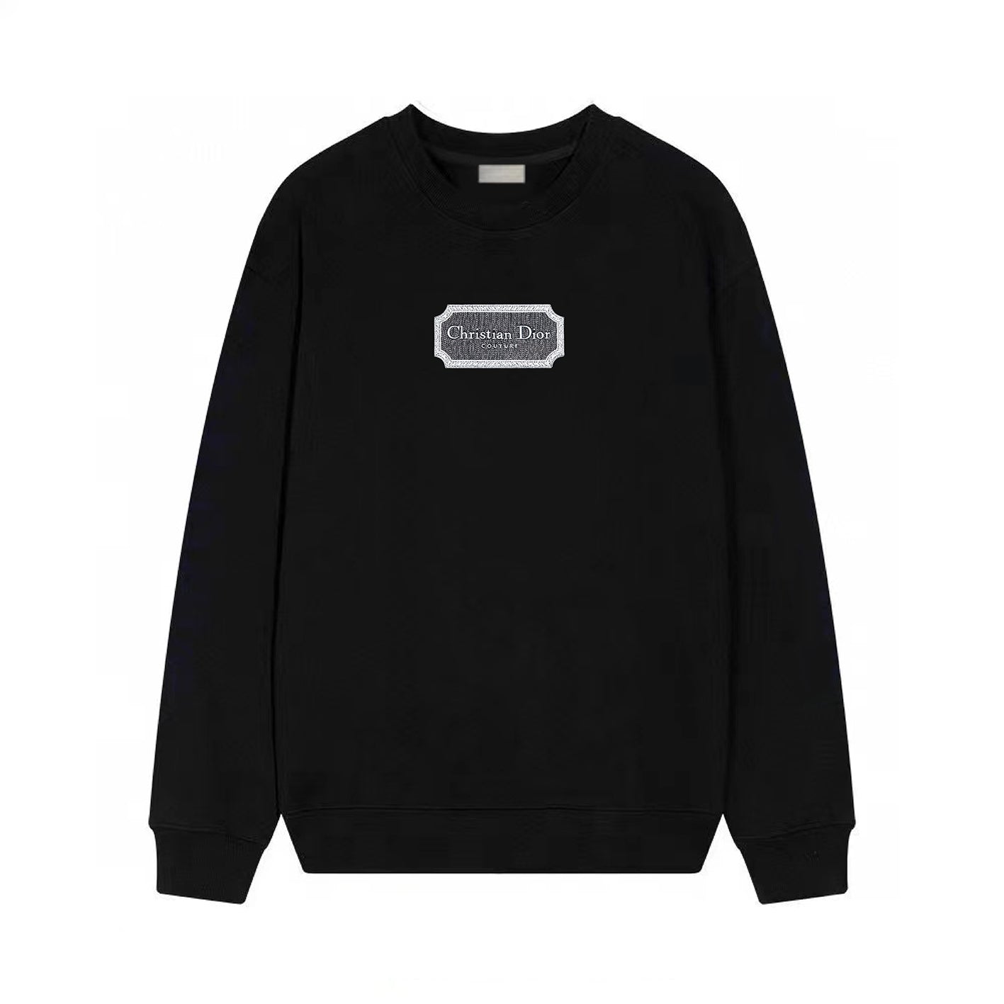 Sudadera con cuello redondo y estampado