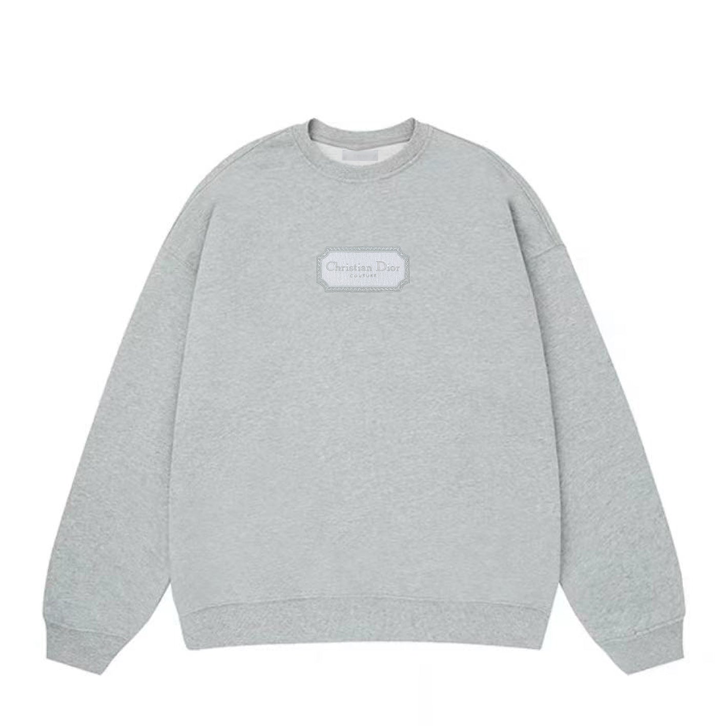 Sudadera con cuello redondo y estampado