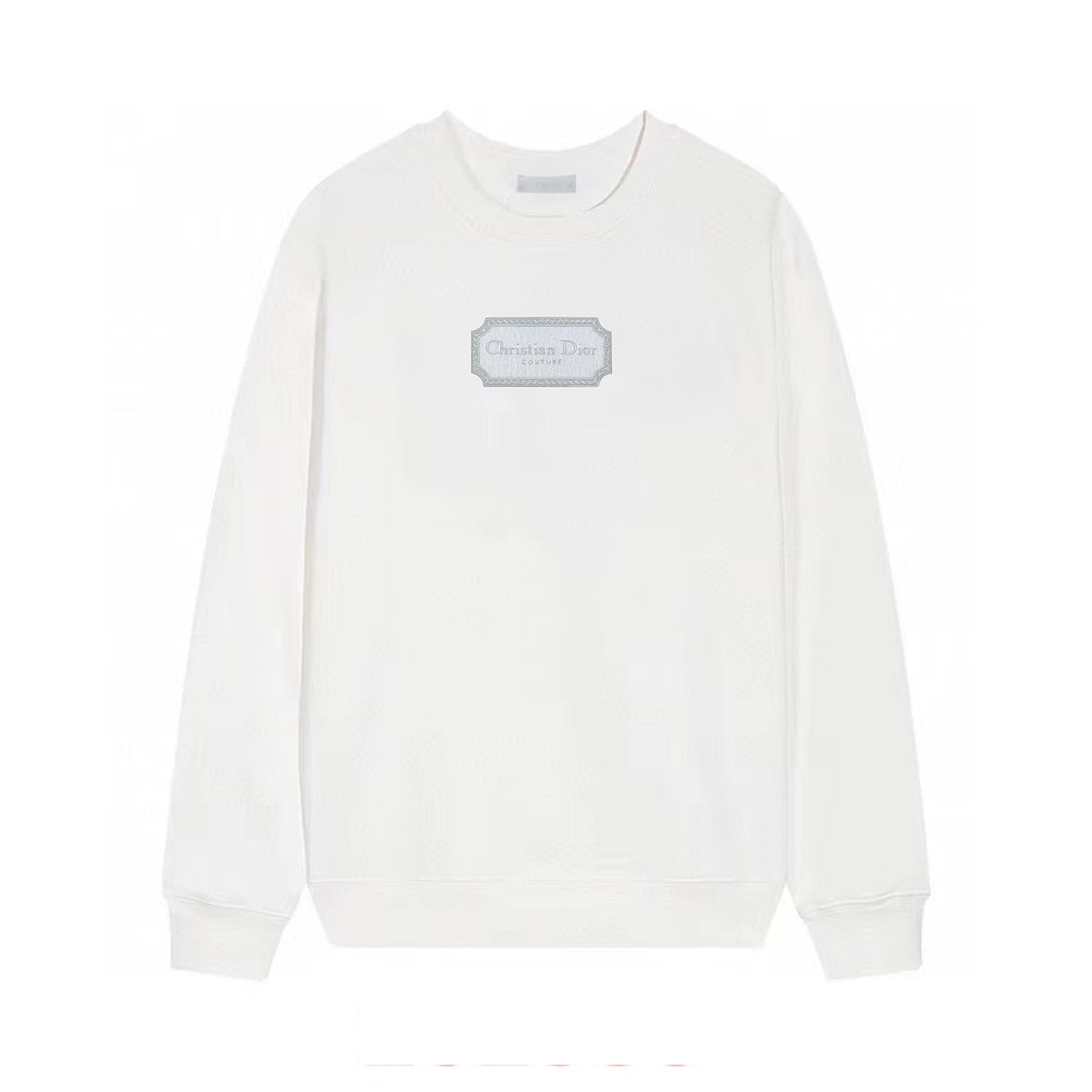 Sudadera con cuello redondo y estampado