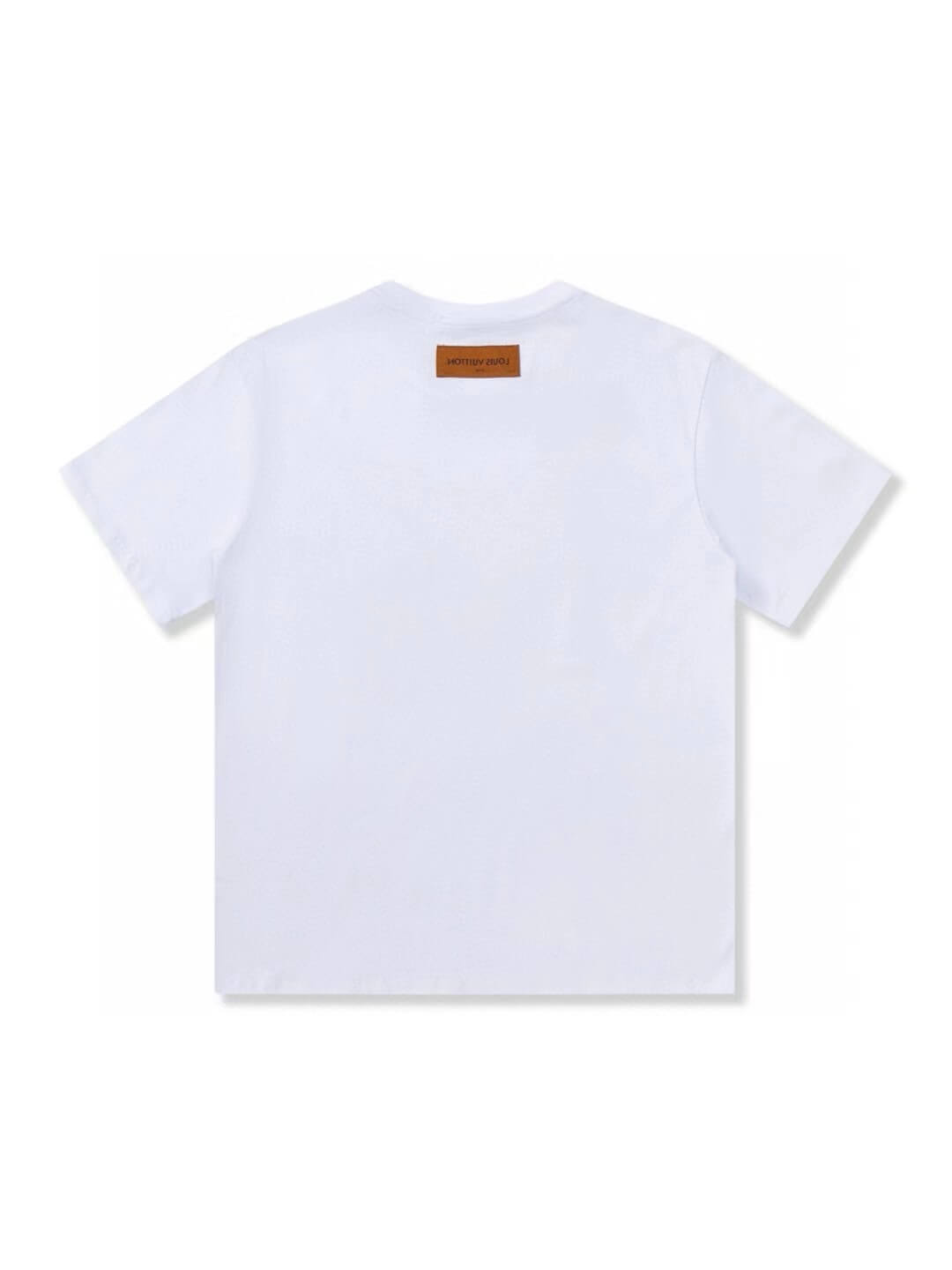 Camiseta con estampado de collar colorido