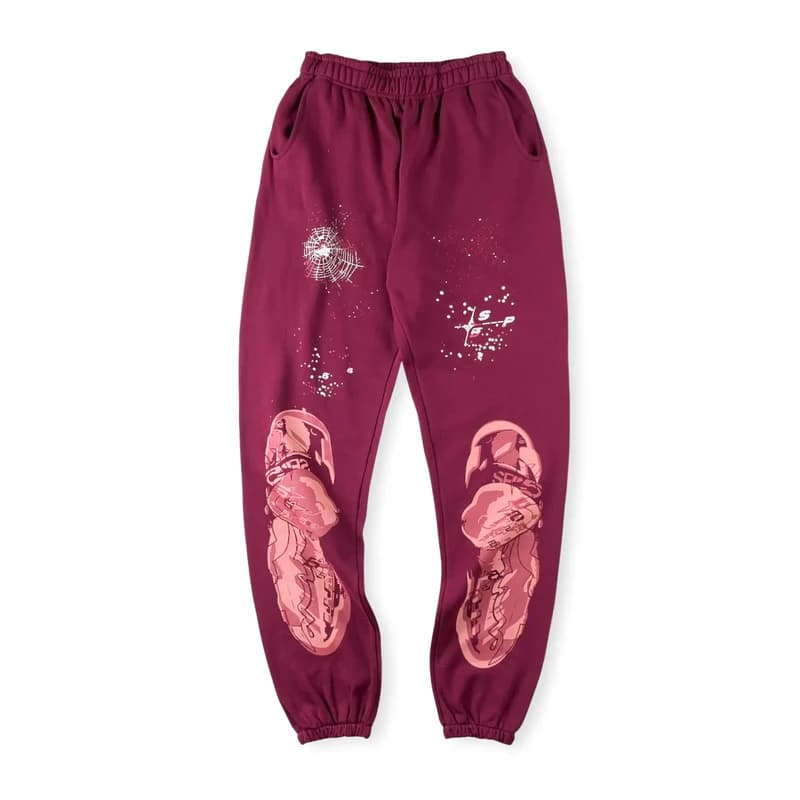 Pantalones burdeos