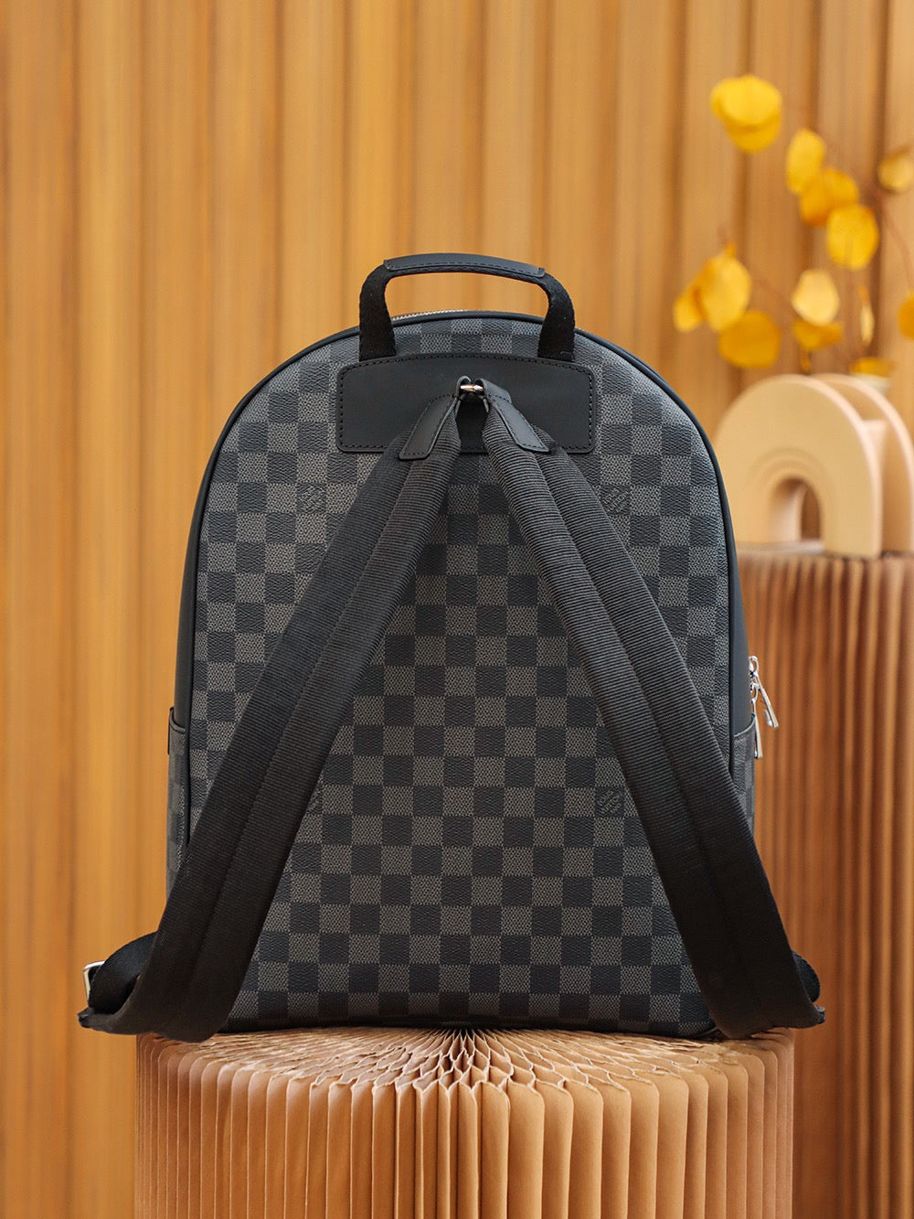 Sac à dos classique à damier
