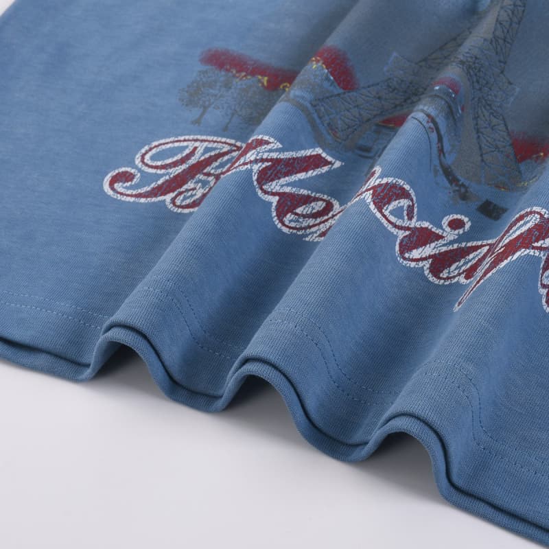 Night Tower Tie-Dye T-shirt