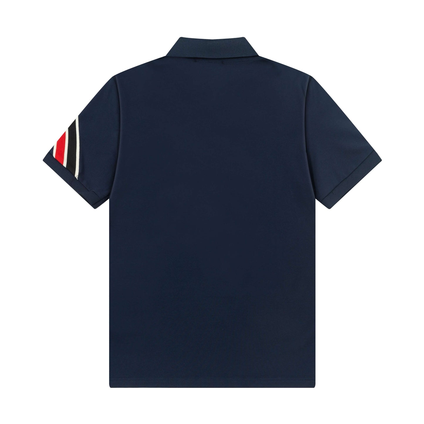 Polo de rayas en las mangas