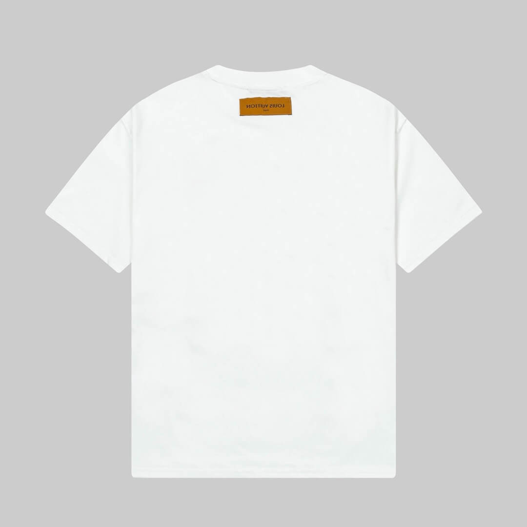 Camiseta con estampado de cadena