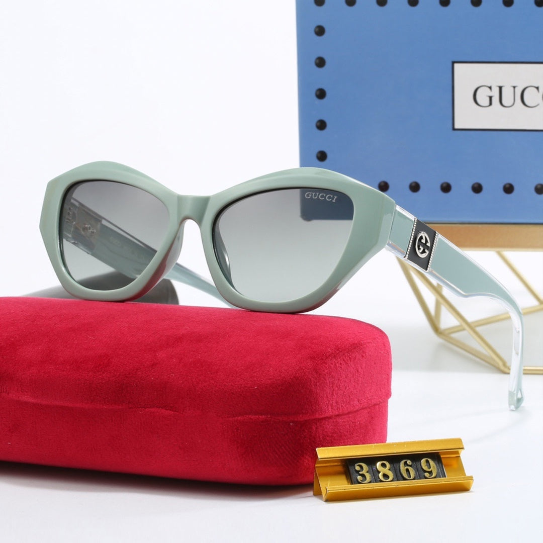 Gafas de sol poligonales modernas y de moda