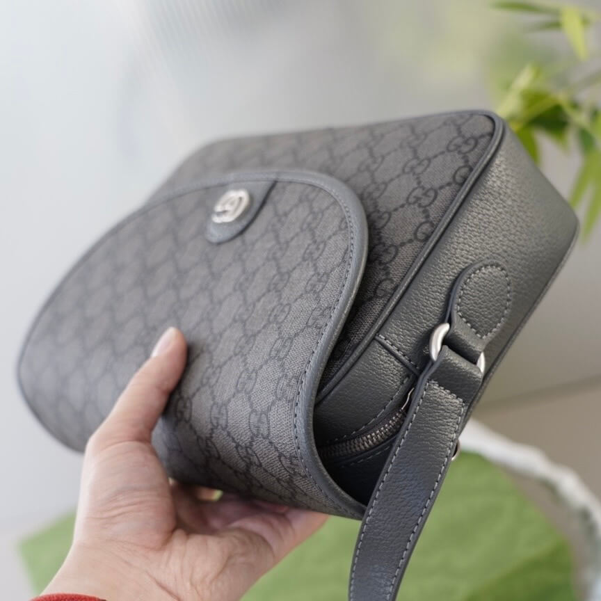 Bolso de hombro minimalista estampado de alta gama