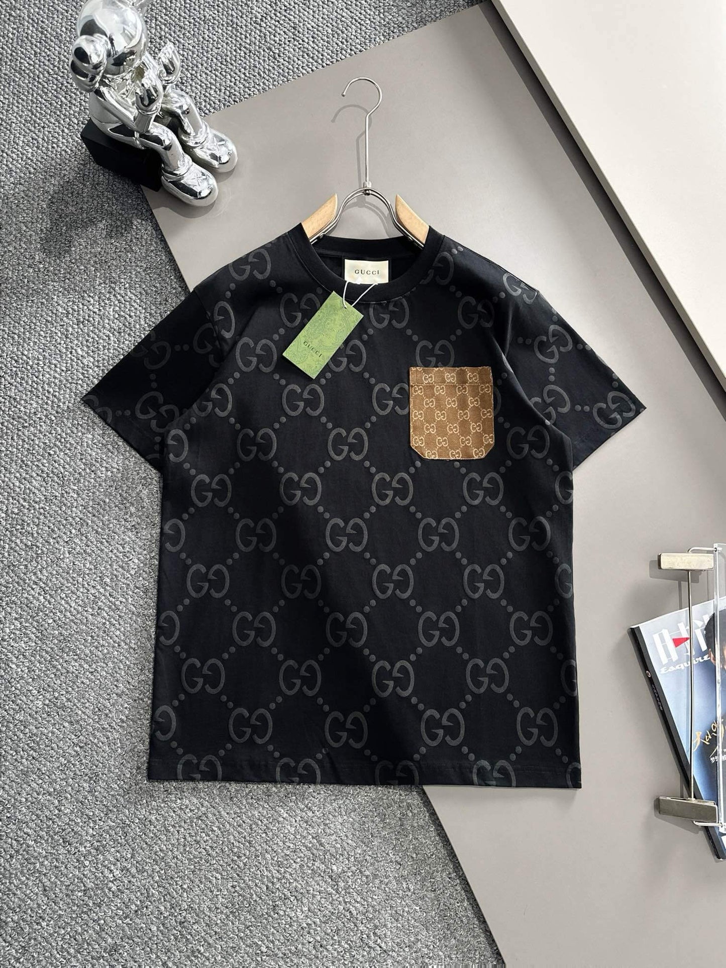 All-Over Print Patch Pocket T Shirt