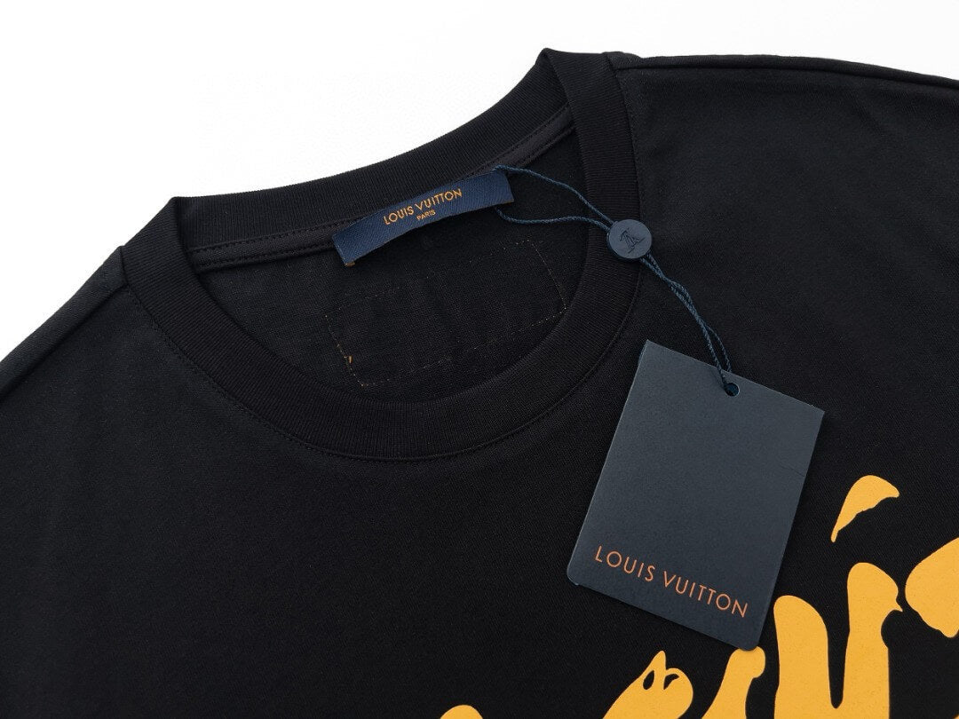 Camiseta con estampado de letras de moda