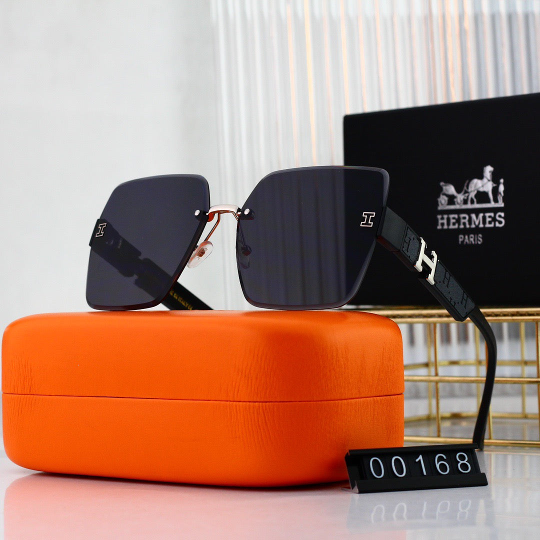 Gafas de sol sin marco con degradado de alta gama