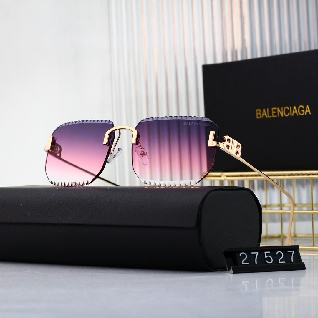 Exquisitas gafas de sol cuadradas sin marco