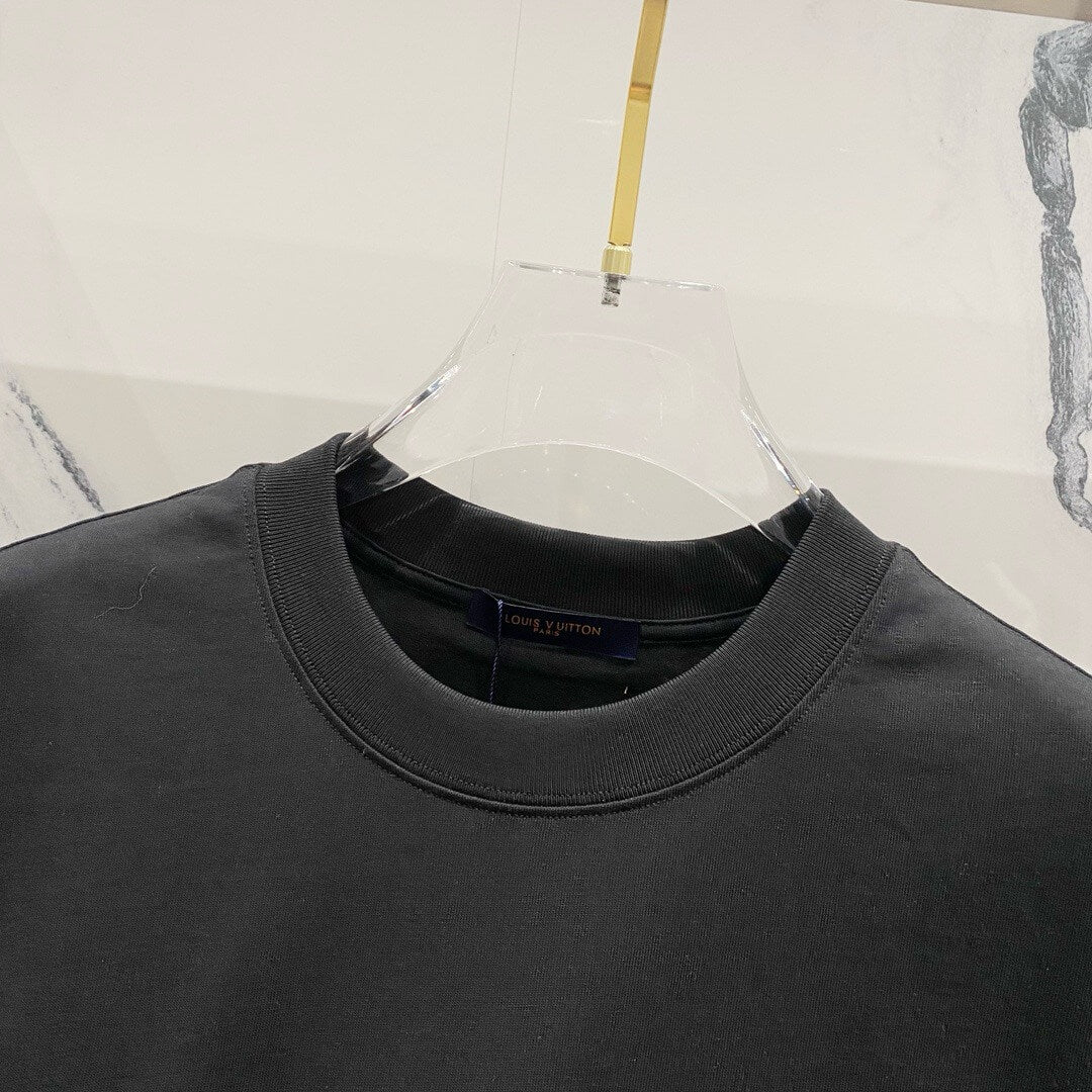 Camiseta bordada con inyección de tinta