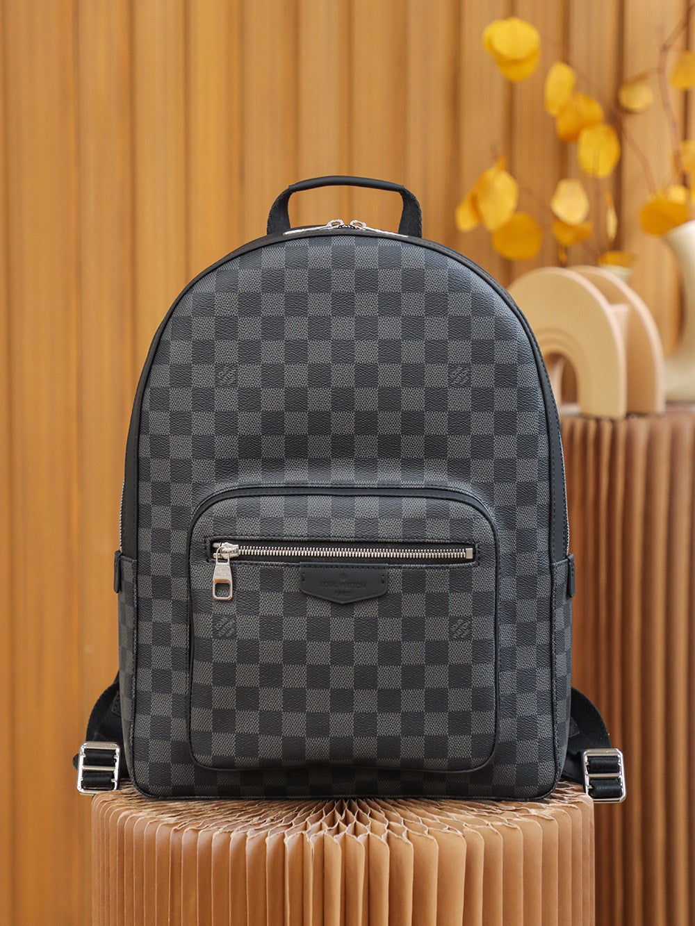 Sac à dos classique à damier