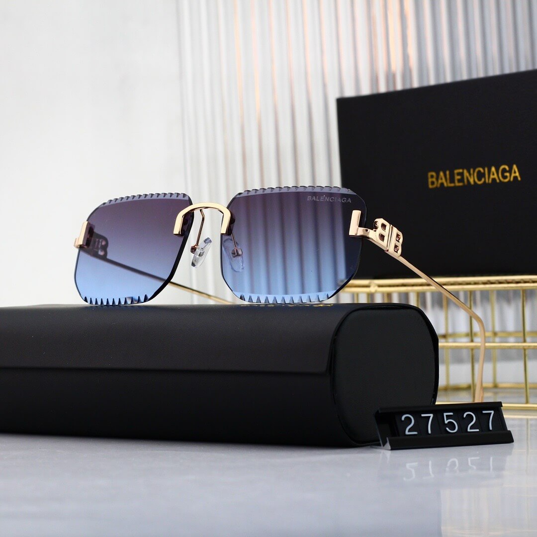 Exquisitas gafas de sol cuadradas sin marco