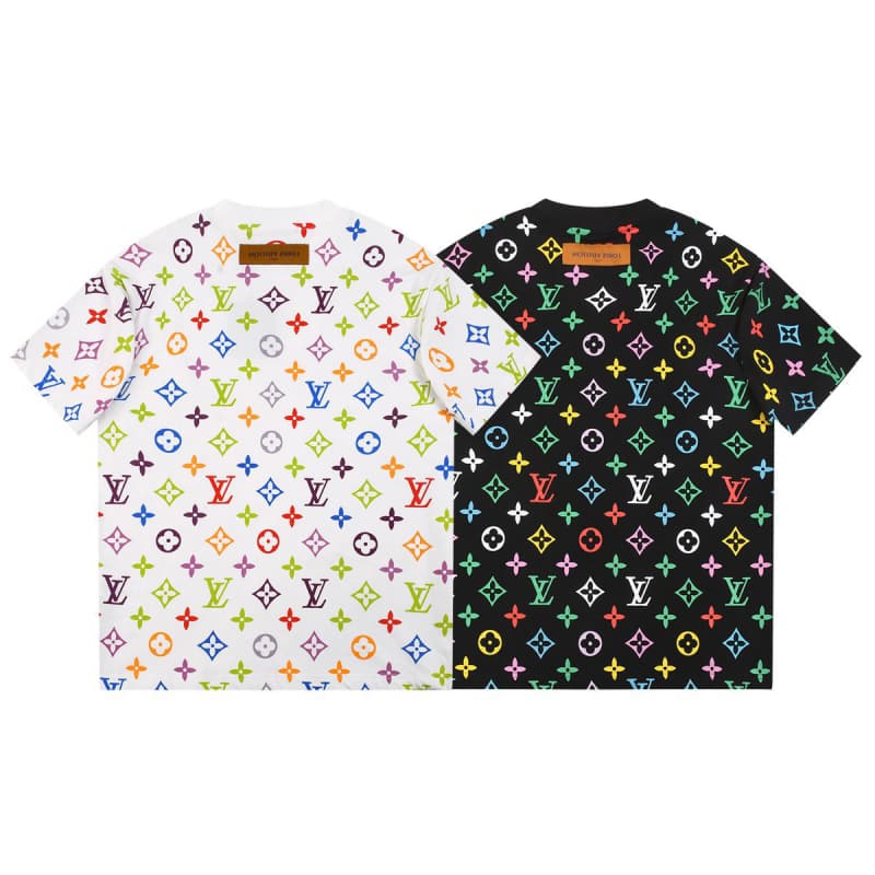 All-over Tricolor Print T-shirt