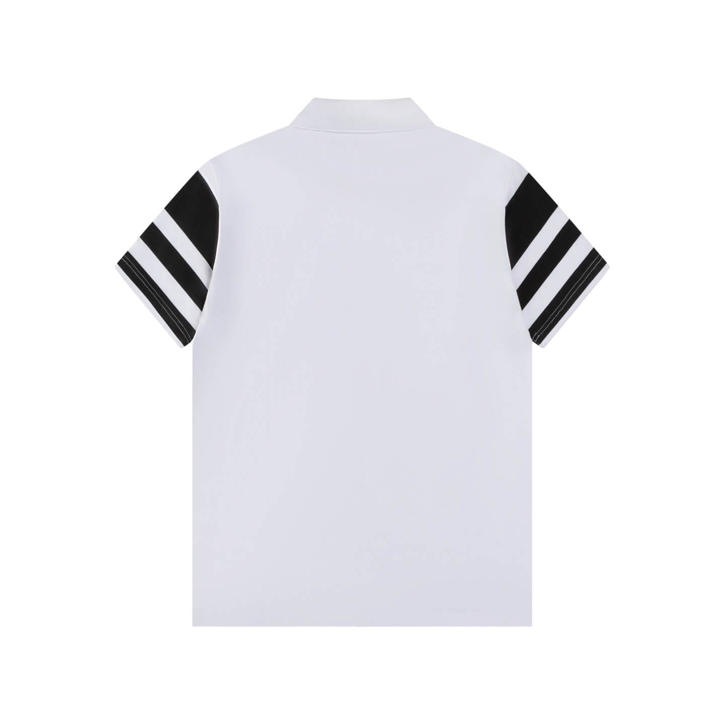 Camiseta polo con costuras de rayas