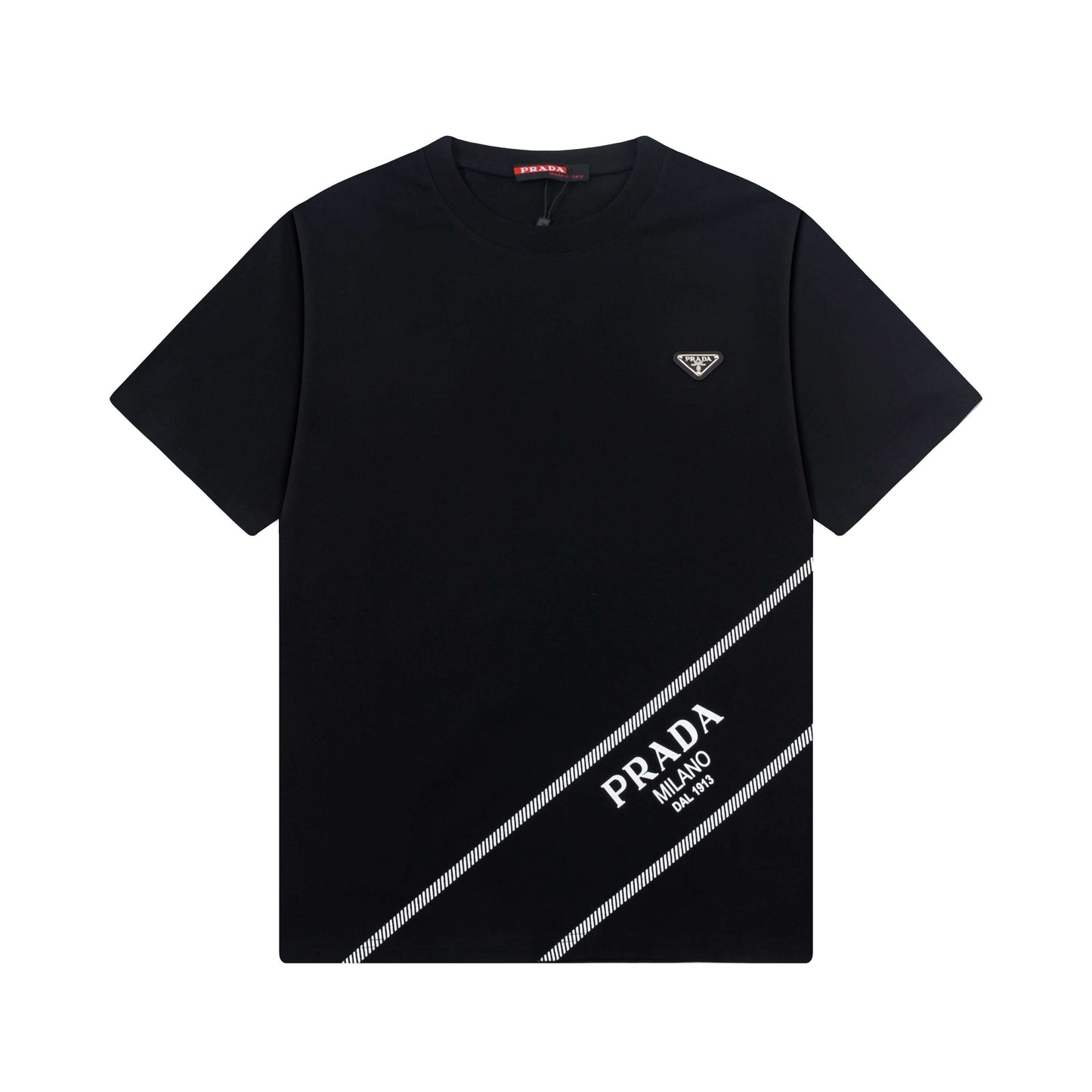 Camiseta clásica con estampado de triángulos