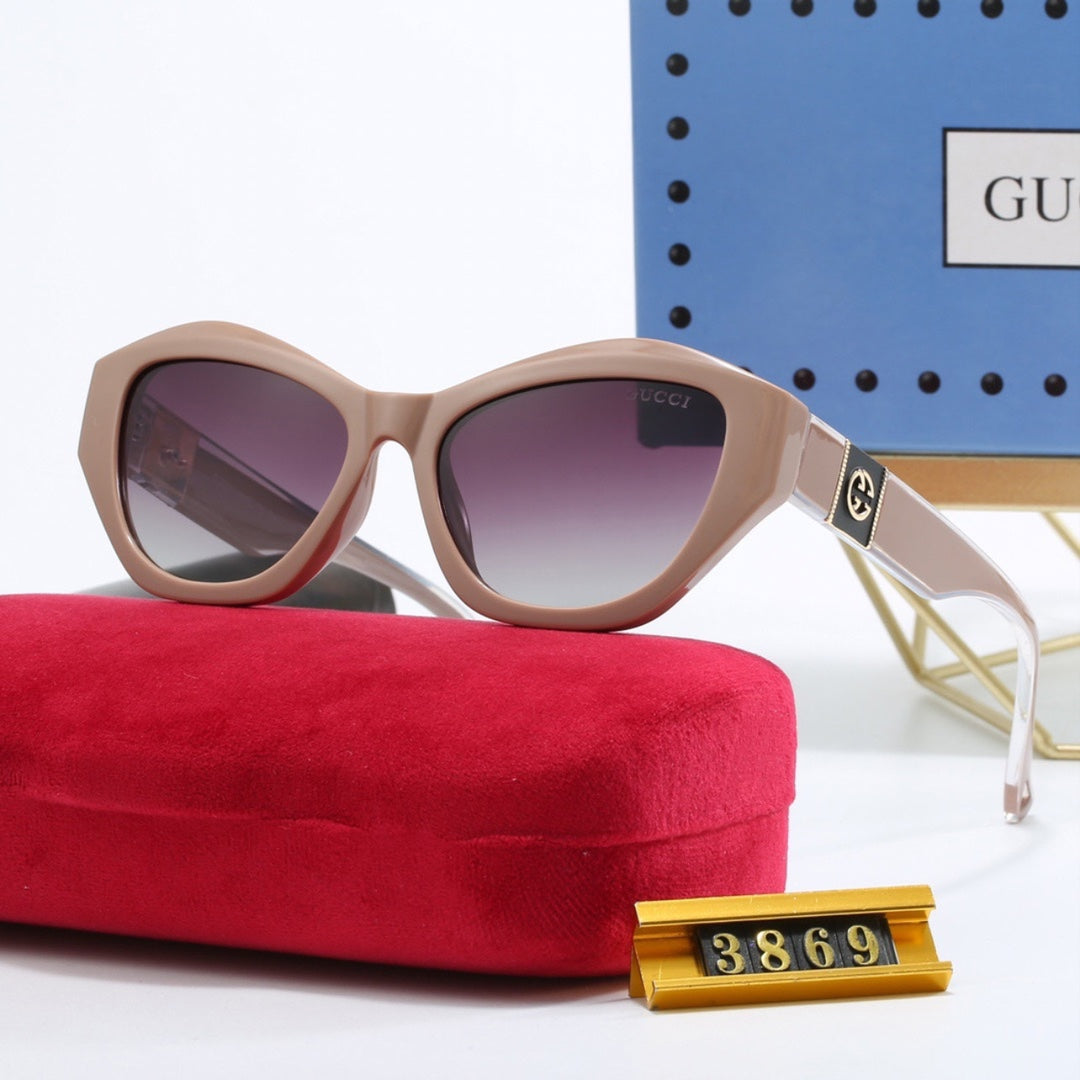 Gafas de sol poligonales modernas y de moda
