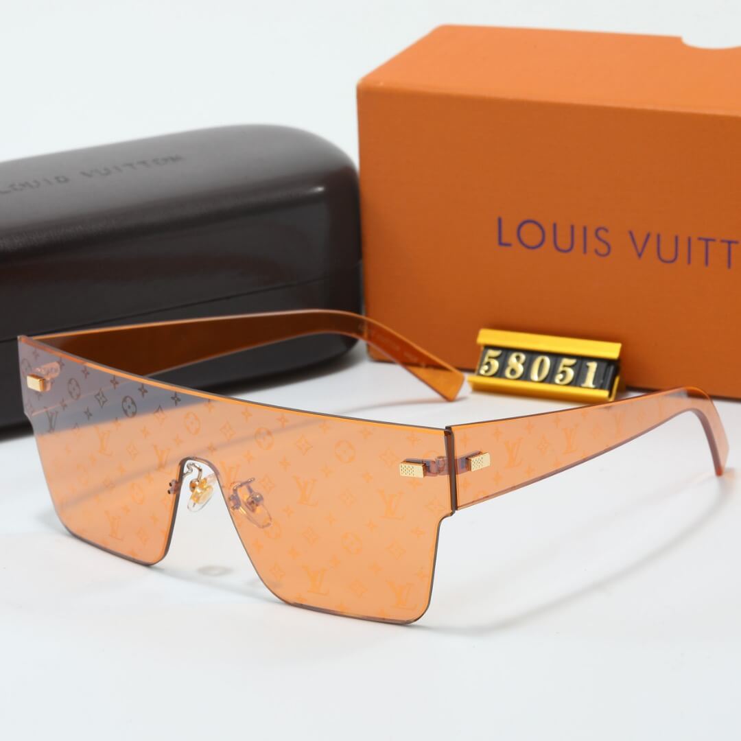 Gafas de sol de una pieza con letras geniales