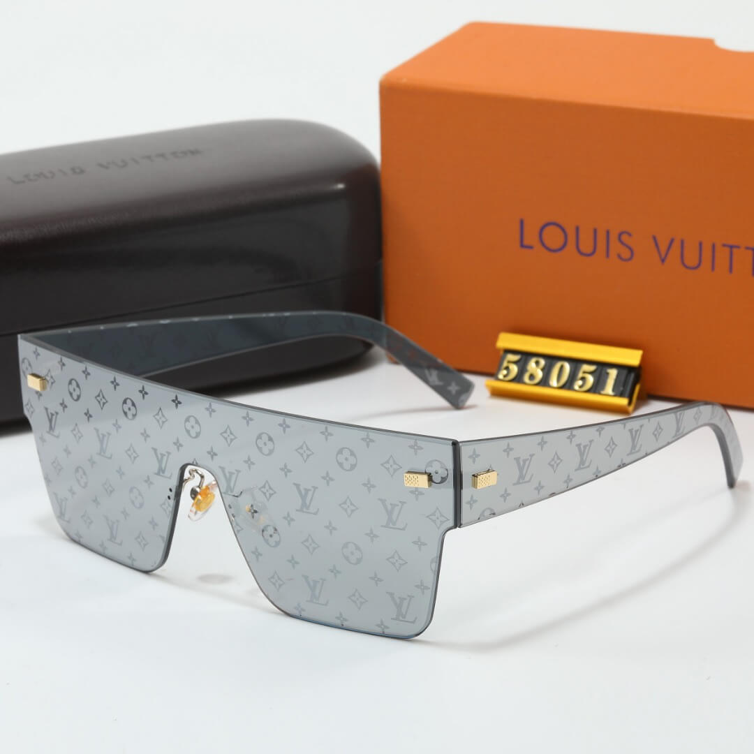 Gafas de sol de una pieza con letras geniales