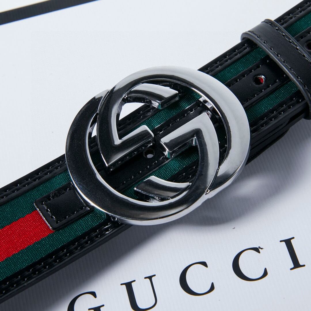 Ceinture contrastée rétro moderne rouge et verte
