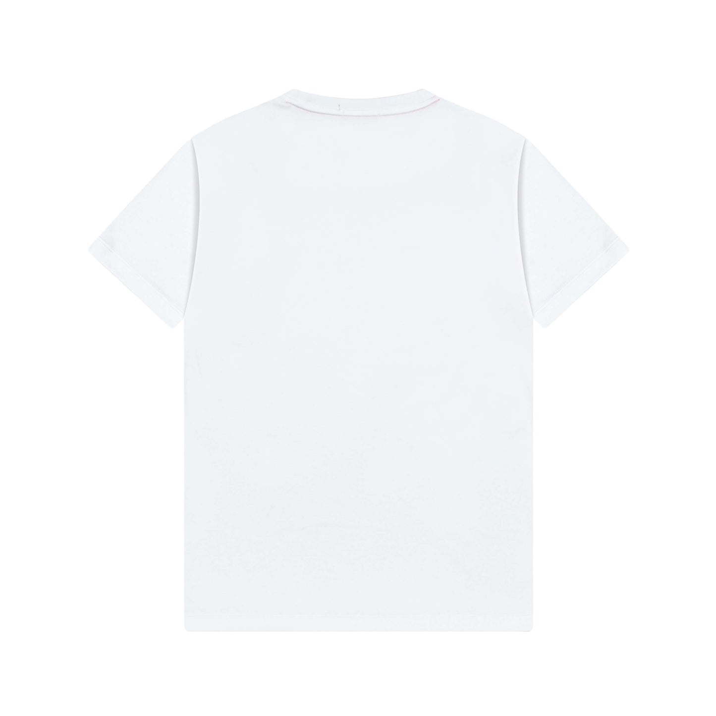 Camiseta con bordado de parche de cuero