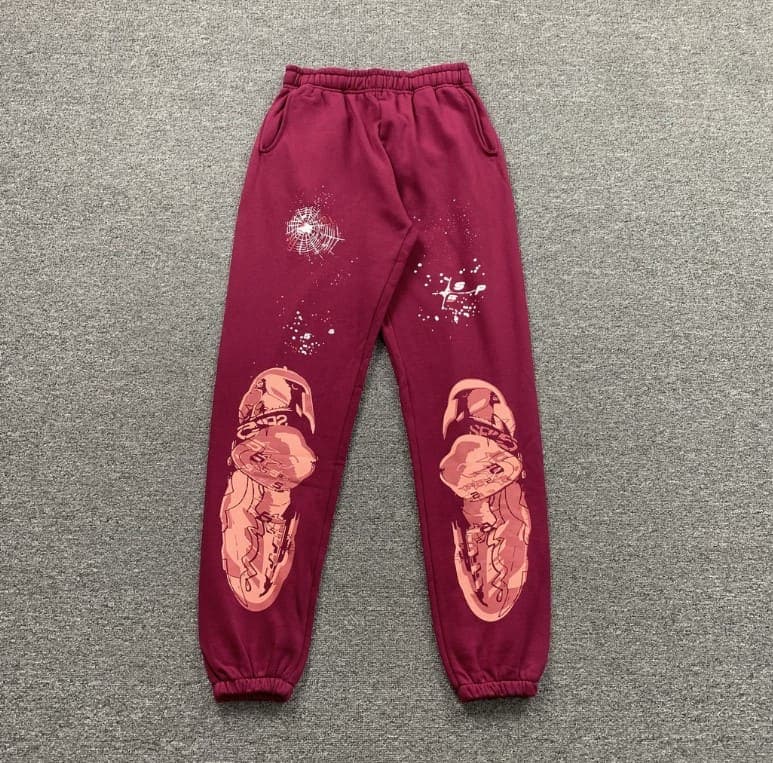 Pantalones burdeos