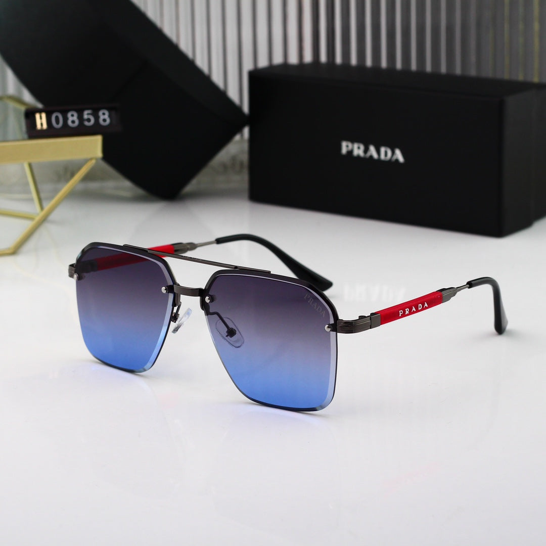 Gafas de sol con montura fina dorada