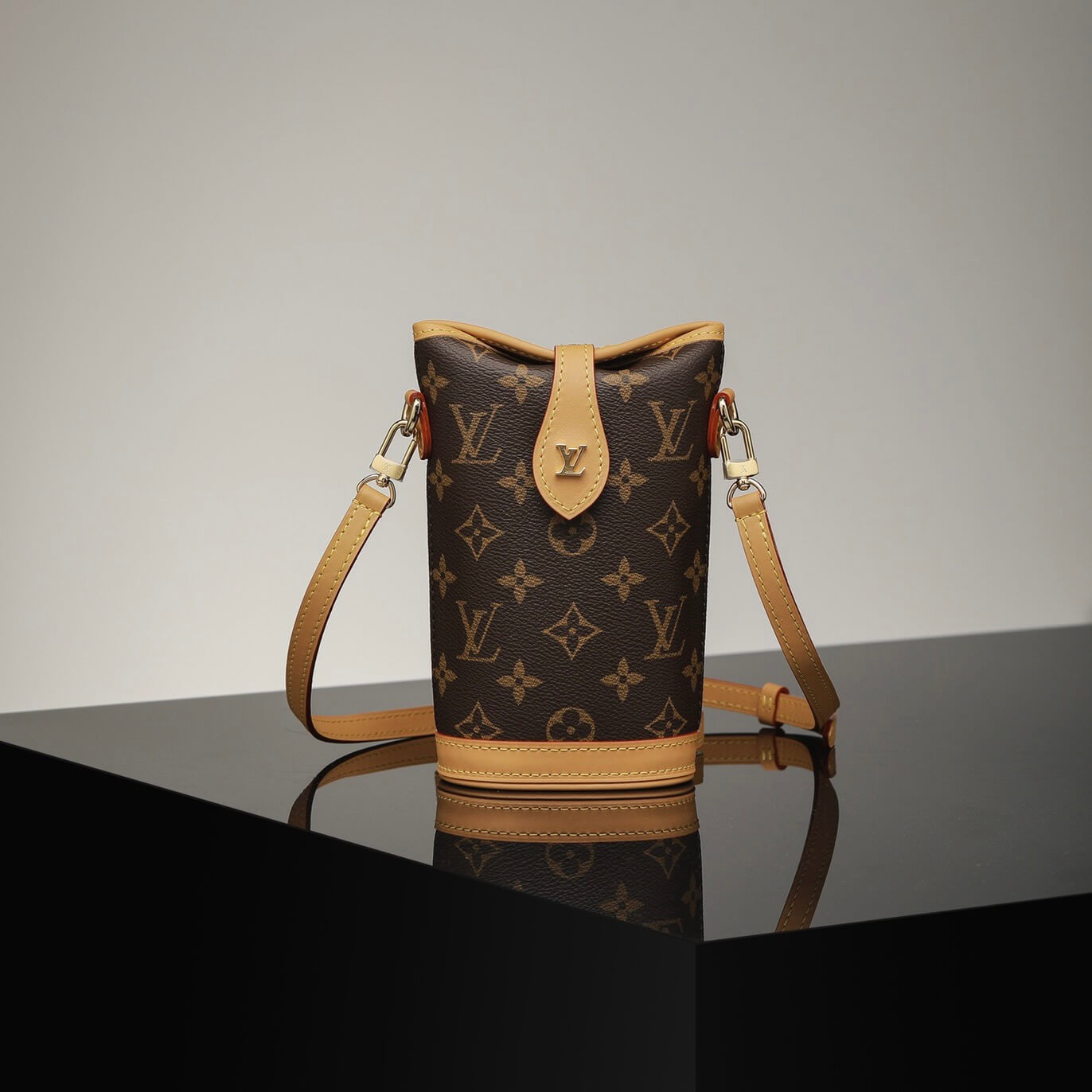 Bolso clásico informal de pequeña capacidad con estampado completo