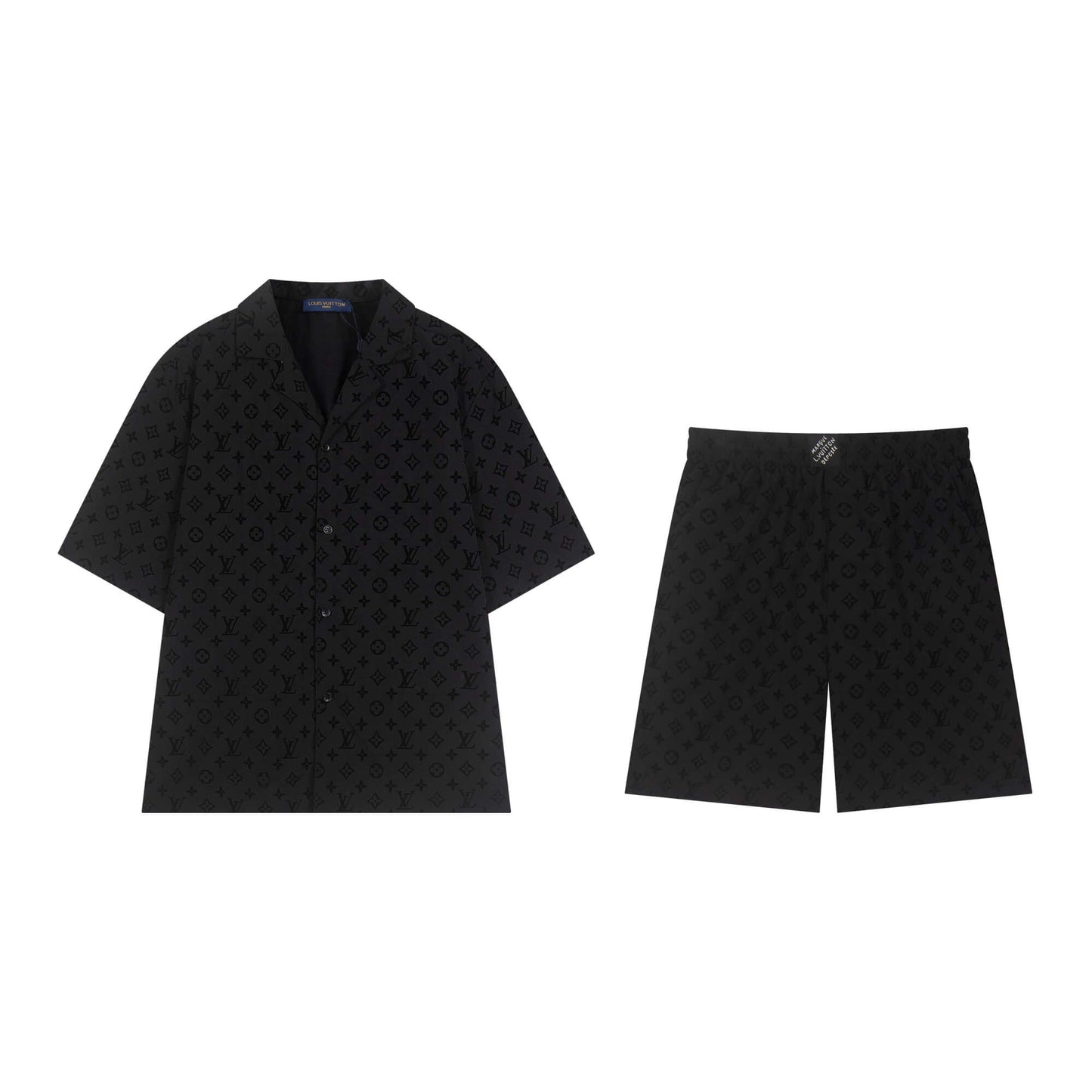 New All-Black Full-Print Set