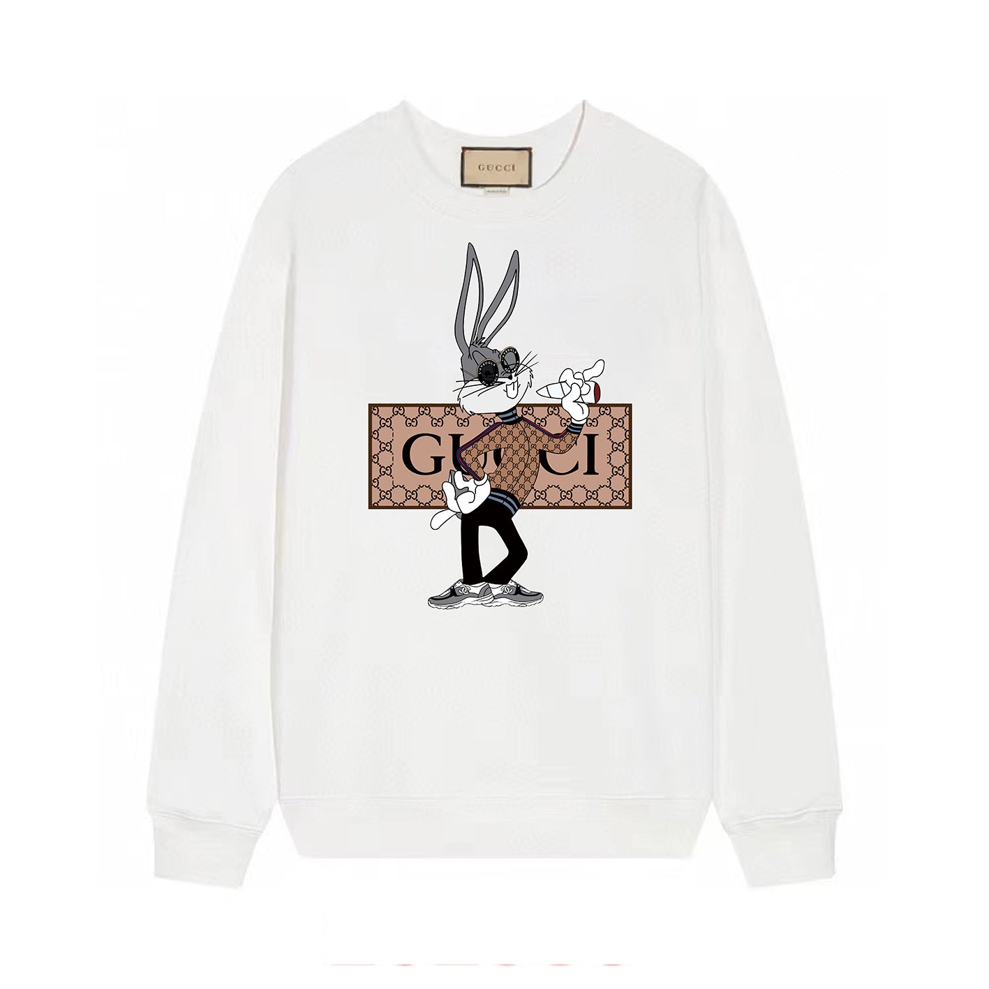 Sudadera con estampado de conejito