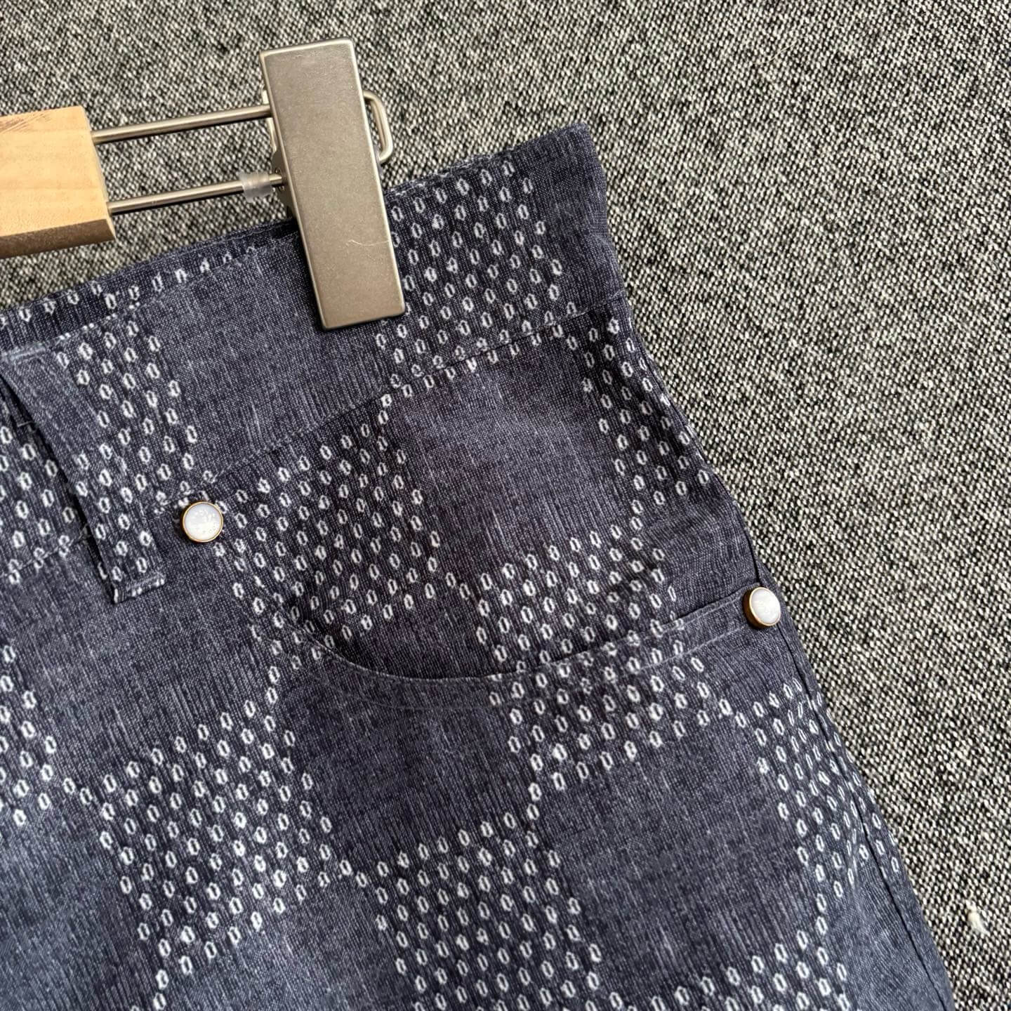 Short à carreaux