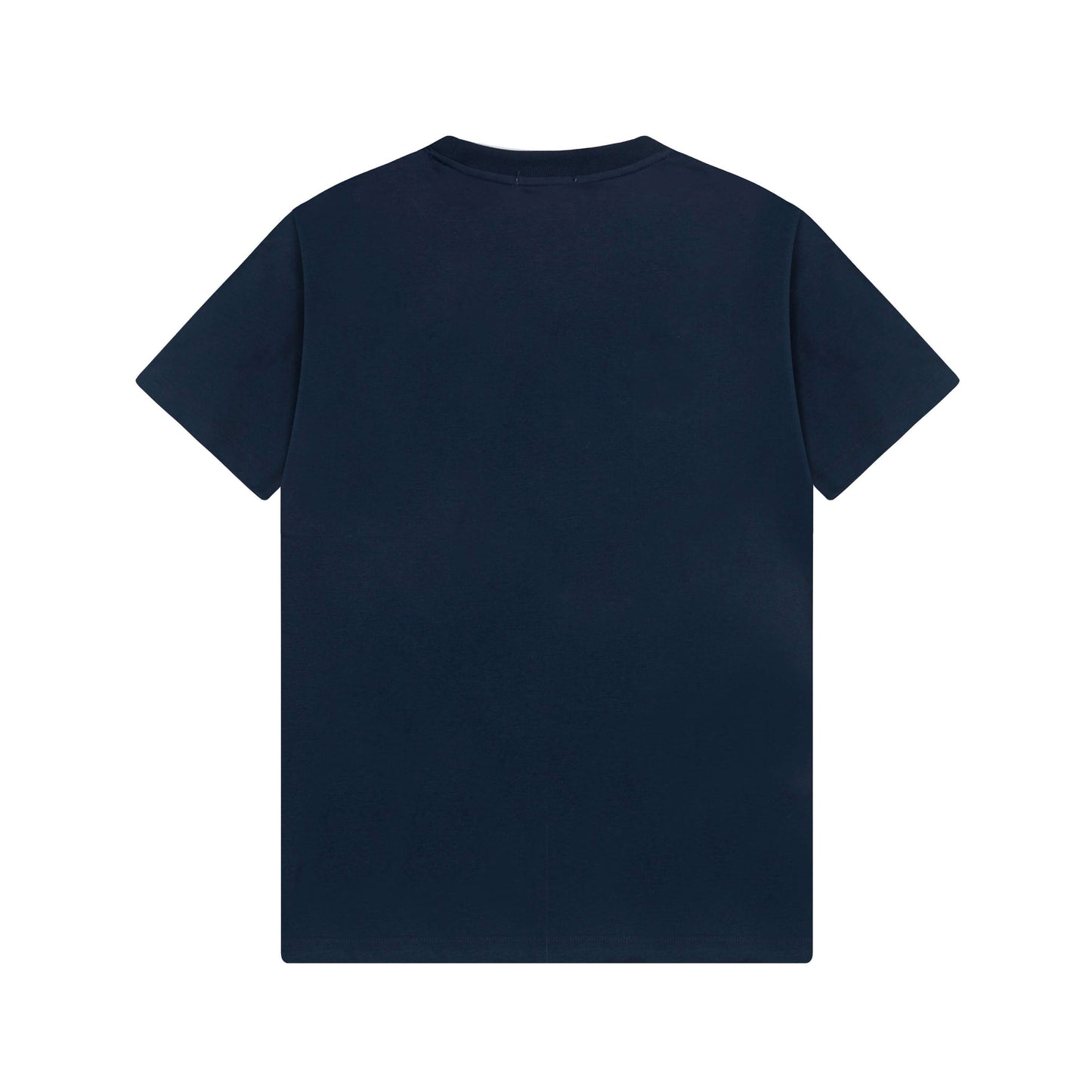 Camiseta con bordado de parche de cuero
