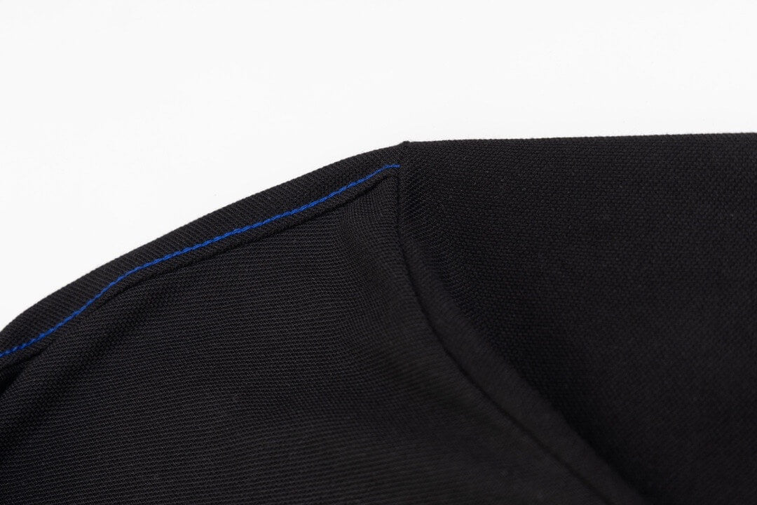 Camiseta polo con bordado de caballo de guerra en la cintura