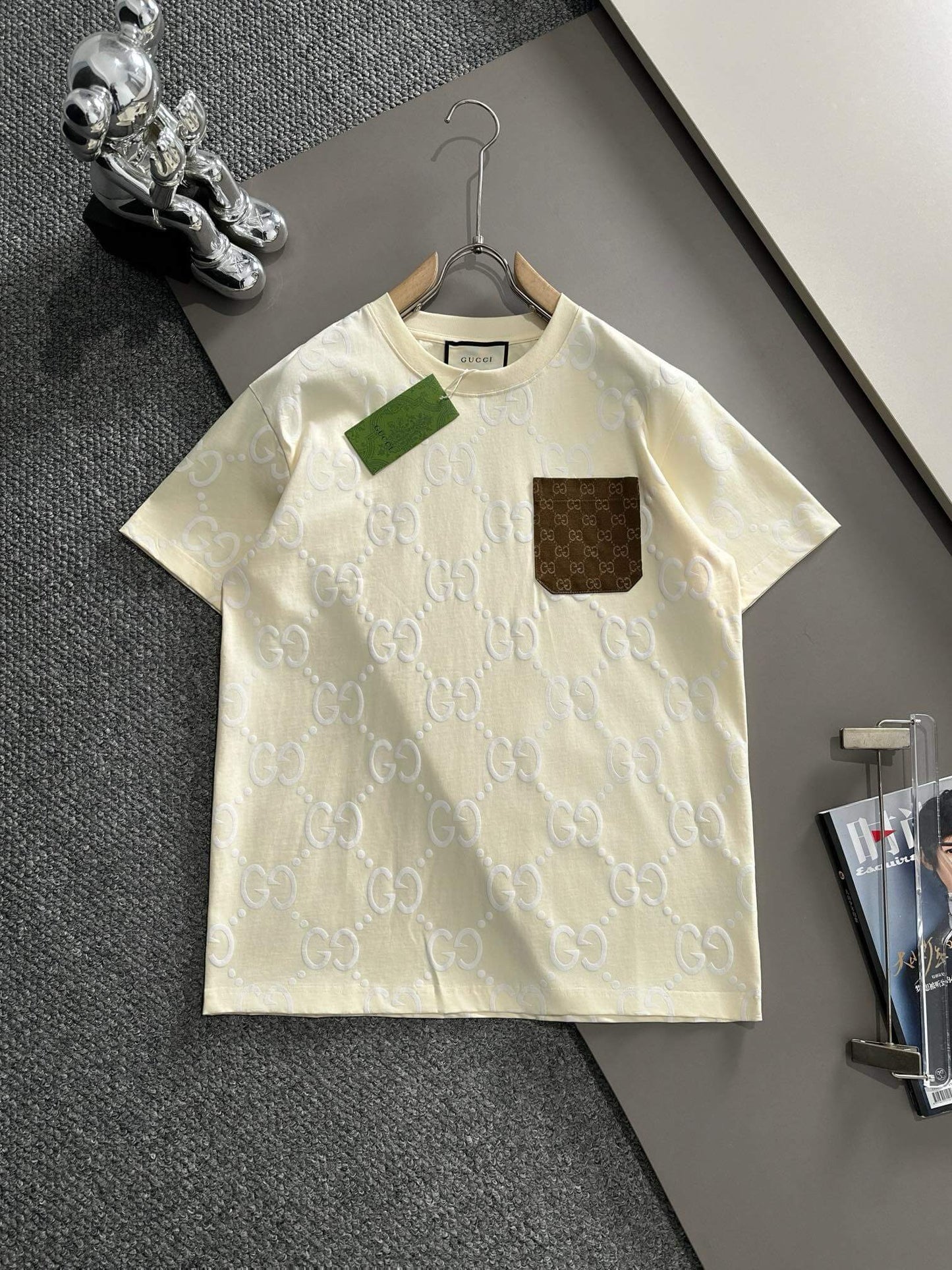 All-Over Print Patch Pocket T Shirt